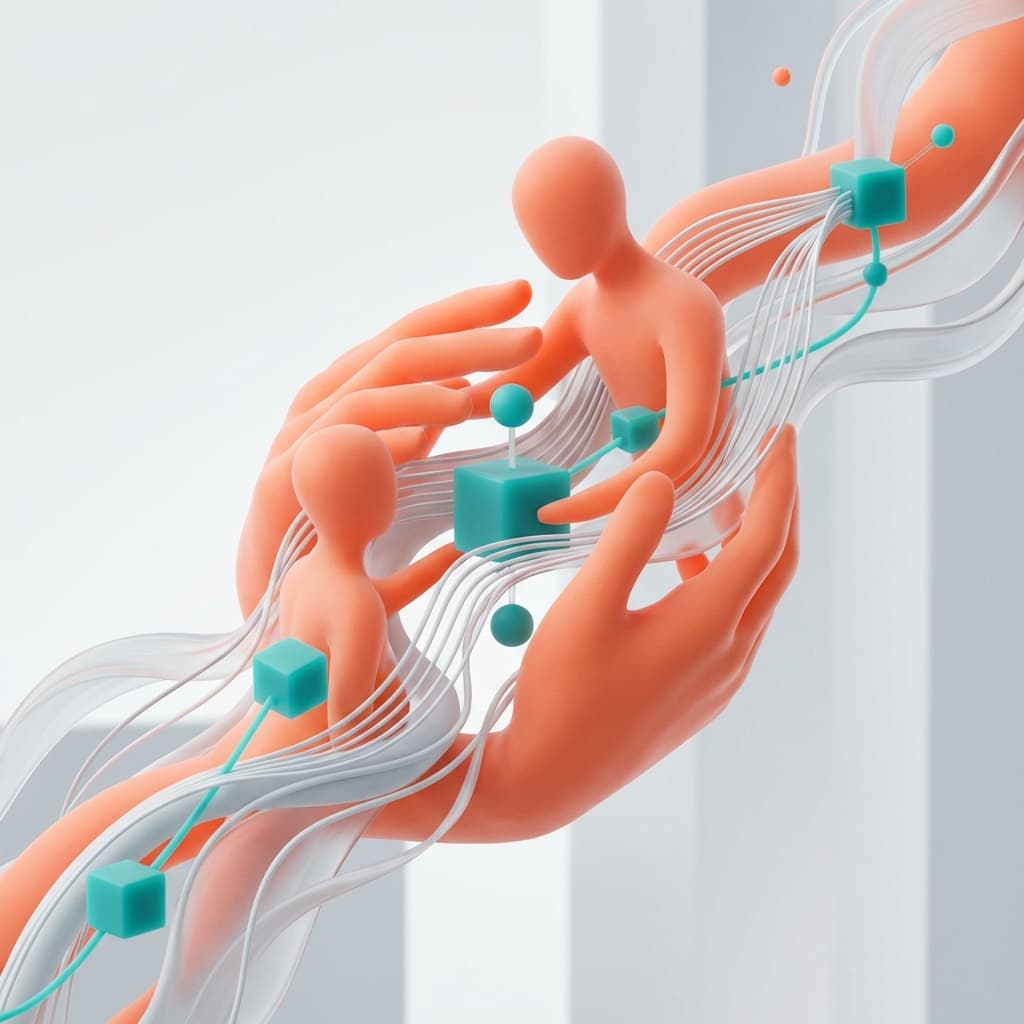 Human-Centric Technology Illustration